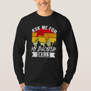 T-shirt Parkour Freerunning Traceur Athlète Retourner Dema