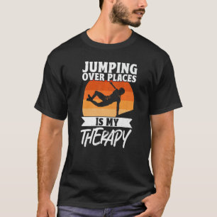 T-shirt Parkour Freerunning Traceur Athlète Sauter sur P