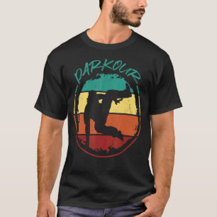T-shirt Parkour Freestyle Coureur de Graffiti Jumping