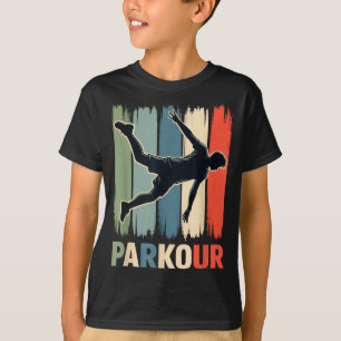 T-shirt Parkour, Gymnaste Urbain, Traceur, Coureur