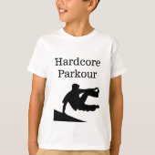 T-shirt Parkour hardcore (Devant)