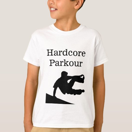 T-shirt Parkour hardcore (Devant)