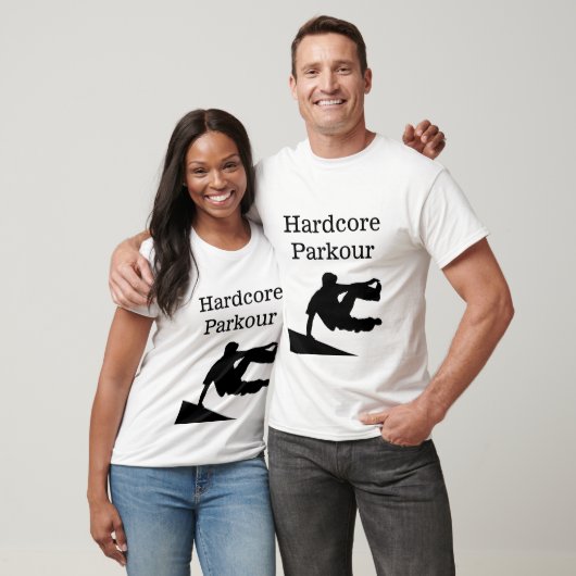 T-shirt Parkour hardcore (Unisexe)