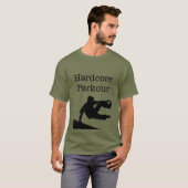 T-shirt Parkour hardcore (Devant entier)