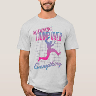 T-shirt Parkour Jump Man Design
