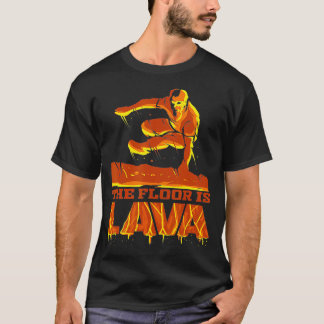 T-shirt Parkour Le plancher est Lava Freerunning Gif