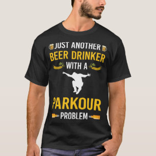 T-shirt Parkour Pour Boire De La Bière