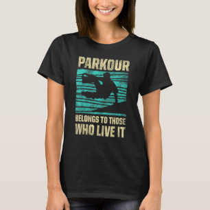T-shirt Parkour Pour Parkour Runner Traceur Freestyle Runn