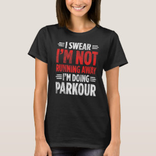 T-shirt Parkour Pour Parkour Runner Traceur Freestyle Runn