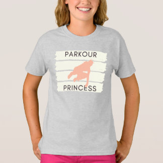 T-shirt Parkour princess pink