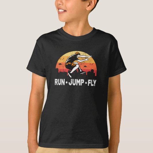 T-shirt Parkour Run Jump Fly (Devant)