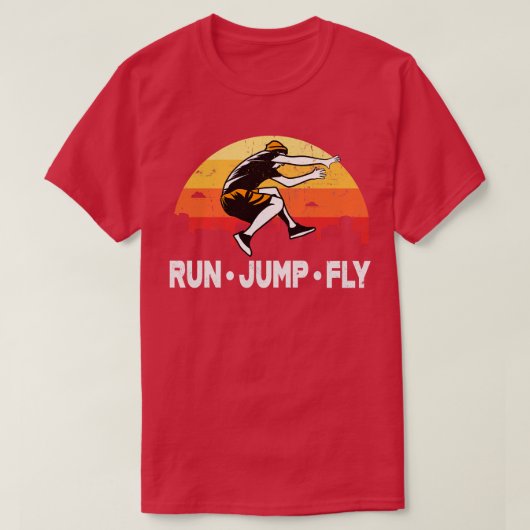 T-shirt Parkour Run Jump Fly (Design devant)