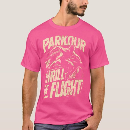 T-shirt Parkour The Thrill Of Flight Parkour (Devant)