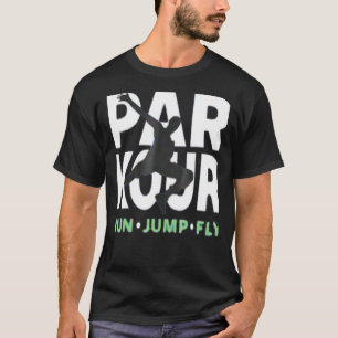 T-shirt Parkour Traceur de course Parkour gratuit