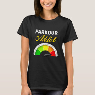 T-shirt Parkour Traceur Libre Course Extreme Sport