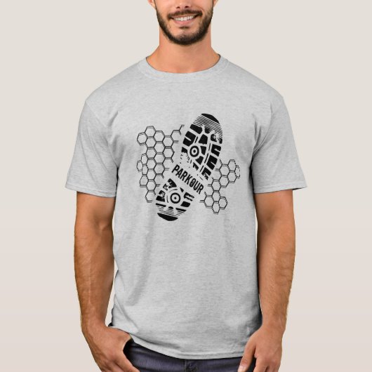 T-shirt Parkour Training Boot Track (Devant)