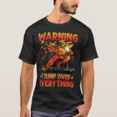 T-shirt Parkour Warning I jump over everything funny sayin (Devant)