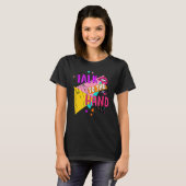 T-shirt Parle À La Main Future Mariée 90s Enterrement De V (Devant entier)