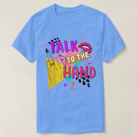 T-shirt Parle à la main, future mariée, mariage 90s enterr (Design devant)