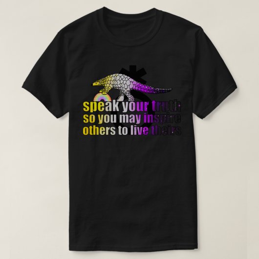 T-shirt Parle de ta vérité (Design devant)