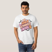 T-shirt Parle éffrayant pour moi (Devant entier)