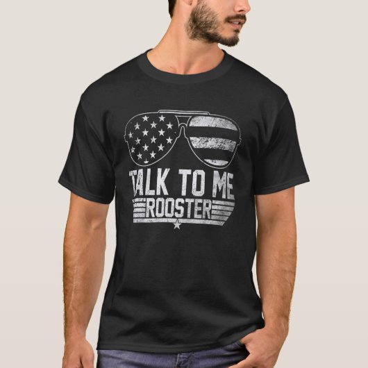 T-shirt Parle moi coq Poulet (Devant)
