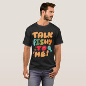 T-shirt Parle-moi de poisson (Crème) (Devant entier)