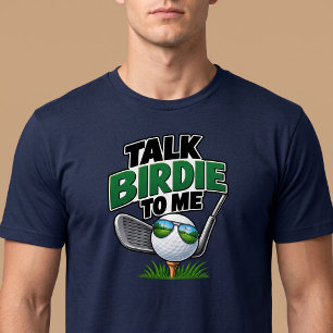 T-shirt Parle Oiseau Pour Moi Drôle Golf