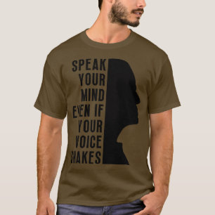 T-shirt Parle Ton Esprit Même Si Ta Voix Tire 17