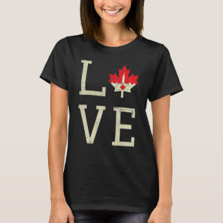 T-shirt Parlement Aimer Canada Fête de l'érable Fière cana