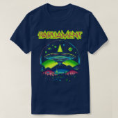 T-shirt Parlement Funkadelic Retro Mothership Rock Funk (Design devant)