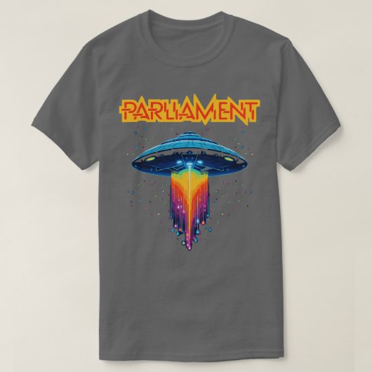 T-shirt Parlement Funkadelic Retro Mothership Rock Funk (Design devant)