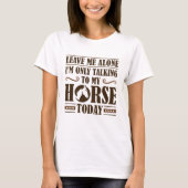 T-shirt Parler À Mon Cheval (Devant)