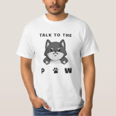 T-shirt Parler Au Paw (Devant)