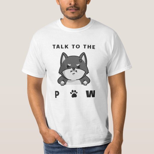 T-shirt Parler Au Paw (Devant)
