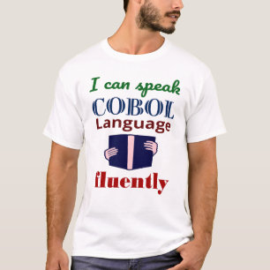 T-shirt Parler couramment le langage Cobol
