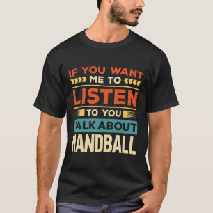 T-shirt Parler de Handball