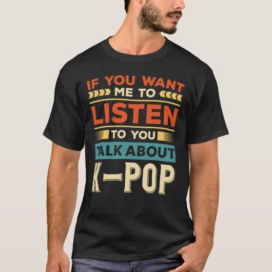 T-shirt Parler de K Pop (Devant)