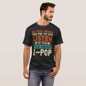 T-shirt Parler de K Pop (Devant entier)