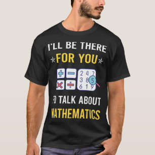 T-shirt Parler de mathématiques Math Maths