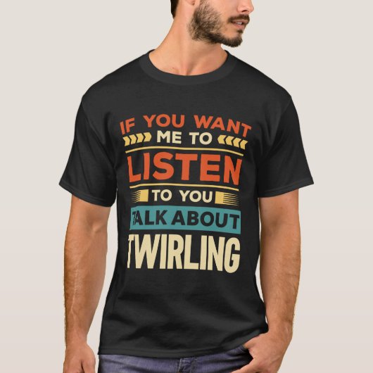 T-shirt Parler de Twirling (Devant)
