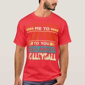 T-shirt Parler de volleyball1