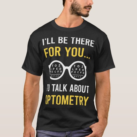 T-shirt Parler d'Optométrie Optométriste (Devant)