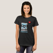 T-shirt Parler En Code Geek Nerd Informatique Coeur Smi (Devant entier)