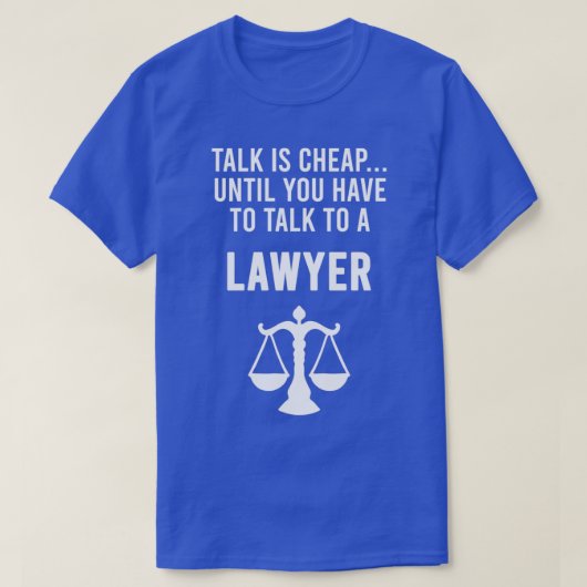 T-shirt Parler Est Bon Marché Jusqu'À Ce Que Vous Deviez P (Design devant)