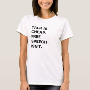 T-shirt Parler est bon marché.  La liberté d'expression 
