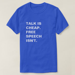T-shirt Parler est bon marché.  La liberté d'expression 