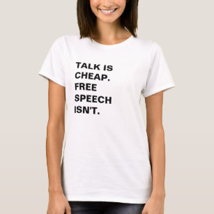 T-shirt Parler est bon marché.  La liberté d'expression ne