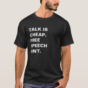 T-shirt Parler est bon marché. La liberté d'expression ne 
