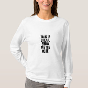 T-shirt parler est bon marché montrer moi le code
